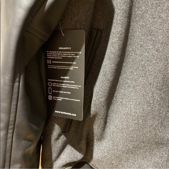 New York Knicks Black and Gray Varsity Jacket - Picture 3 of 4